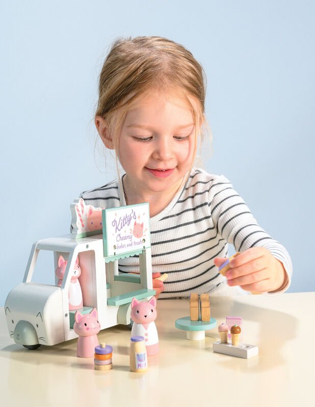 TENDER LEAF TOYS | KITTY'S MILKSHAKE VAN by TENDER LEAF TOYS - The Playful Collective
