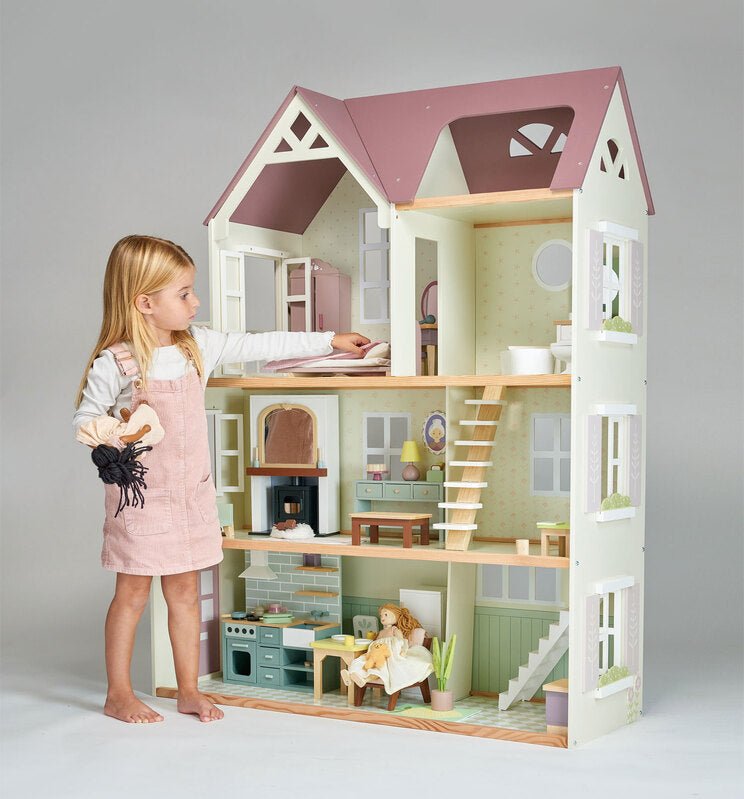 TENDER LEAF TOYS | MULBERRY MANSION DOLL HOUSE WITH FURNITURE by TENDER LEAF TOYS - The Playful Collective