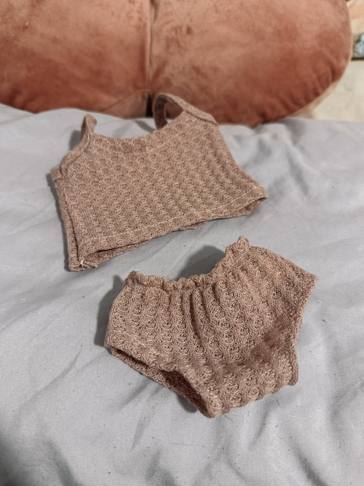 THE PLAYFUL COLLECTIVE | DOLL'S CLOTHING - DUSTY ROSE KNIT DUO by THE PLAYFUL COLLECTIVE - The Playful Collective