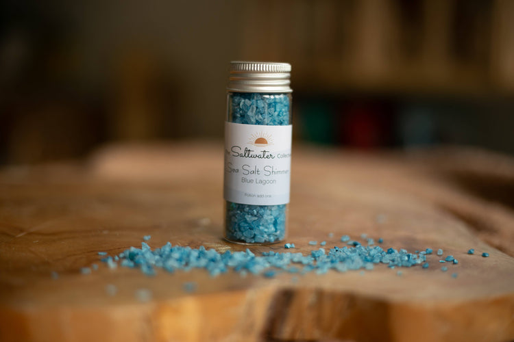 THE SALTWATER COLLECTIVE | BLUE LAGOON - SEA SALT SHIMMER 40G by THE SALTWATER COLLECTIVE - The Playful Collective
