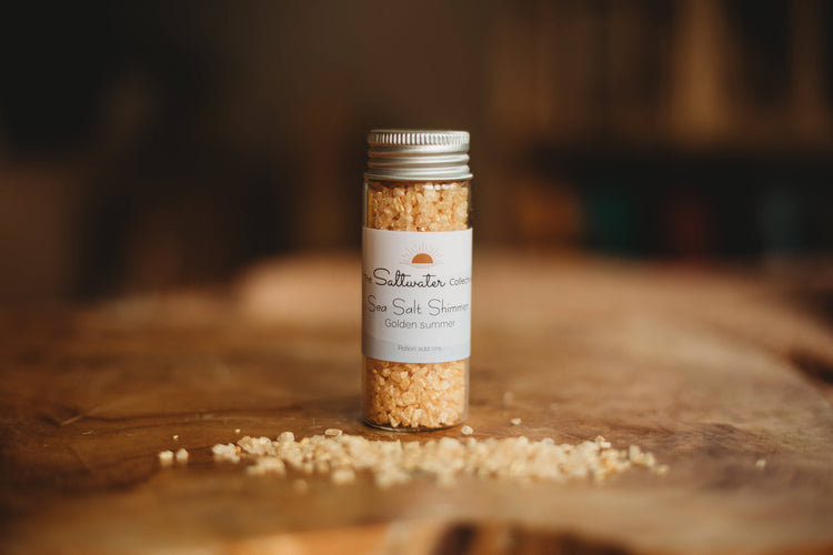 THE SALTWATER COLLECTIVE | GOLDEN SUMMER - SEA SALT SHIMMER 40G by THE SALTWATER COLLECTIVE - The Playful Collective