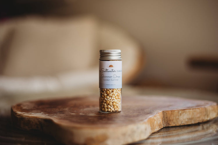 THE SALTWATER COLLECTIVE | GOLDEN SUMMER - SHIMMER DROPS POTION ADD - ON 40G by THE SALTWATER COLLECTIVE - The Playful Collective