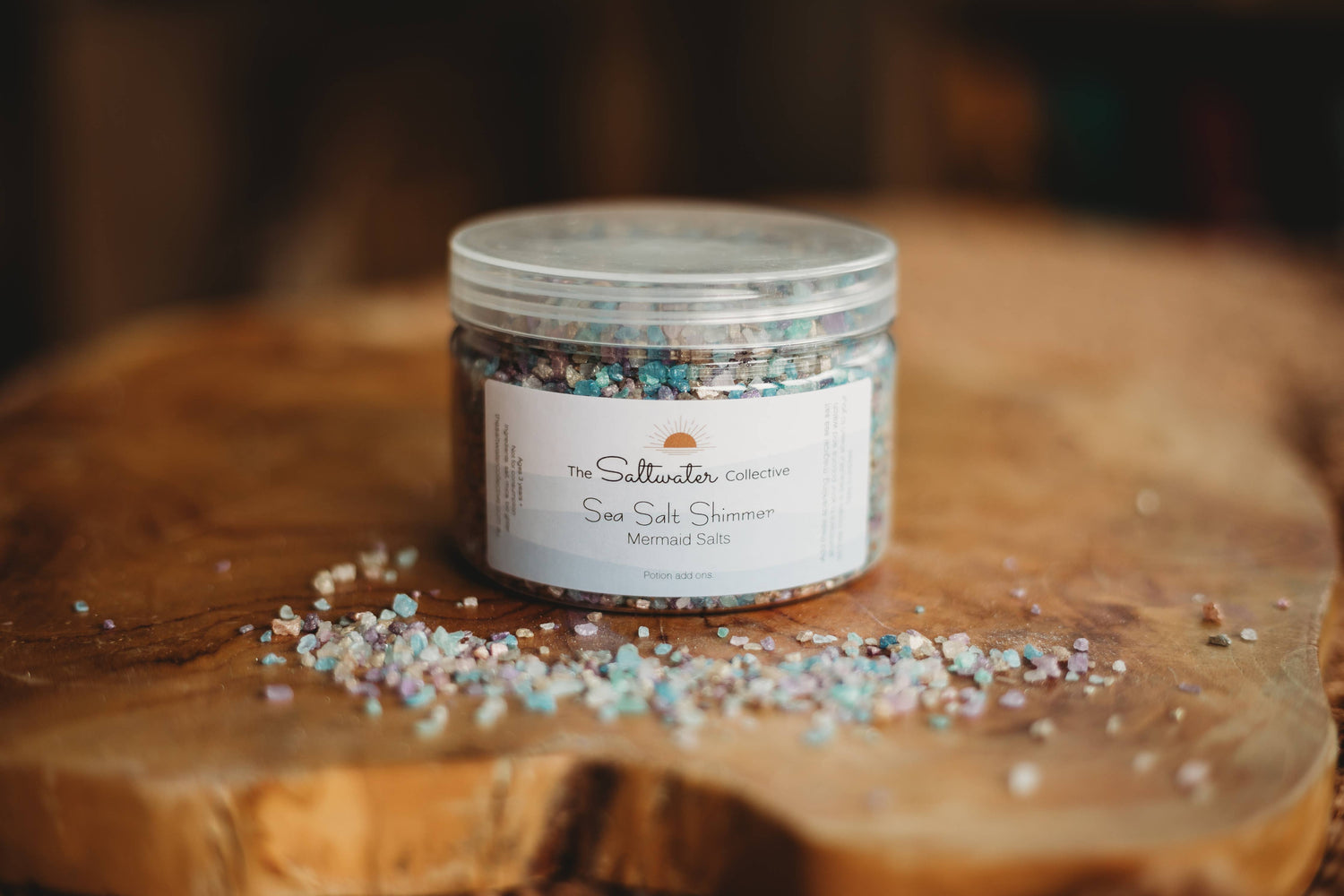 THE SALTWATER COLLECTIVE | MERMAID SALTS - SEA SALT SHIMMERS 250G by THE SALTWATER COLLECTIVE - The Playful Collective