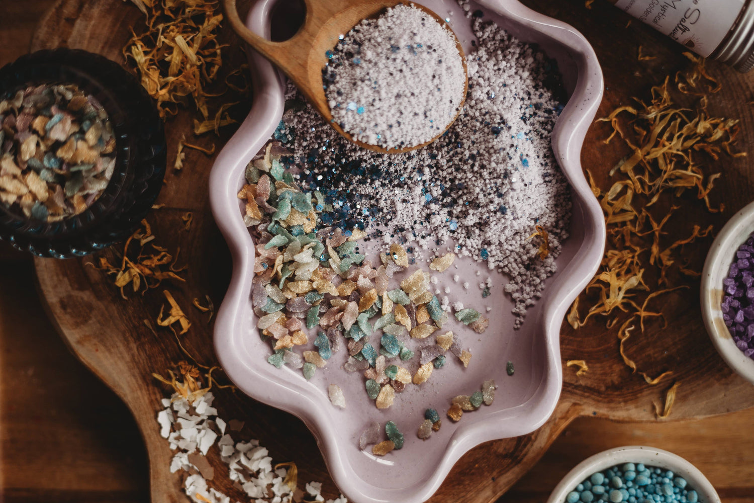 THE SALTWATER COLLECTIVE | MERMAID SCALES - IRIDESCENT SCALES POTION ADD - ON 40G by THE SALTWATER COLLECTIVE - The Playful Collective