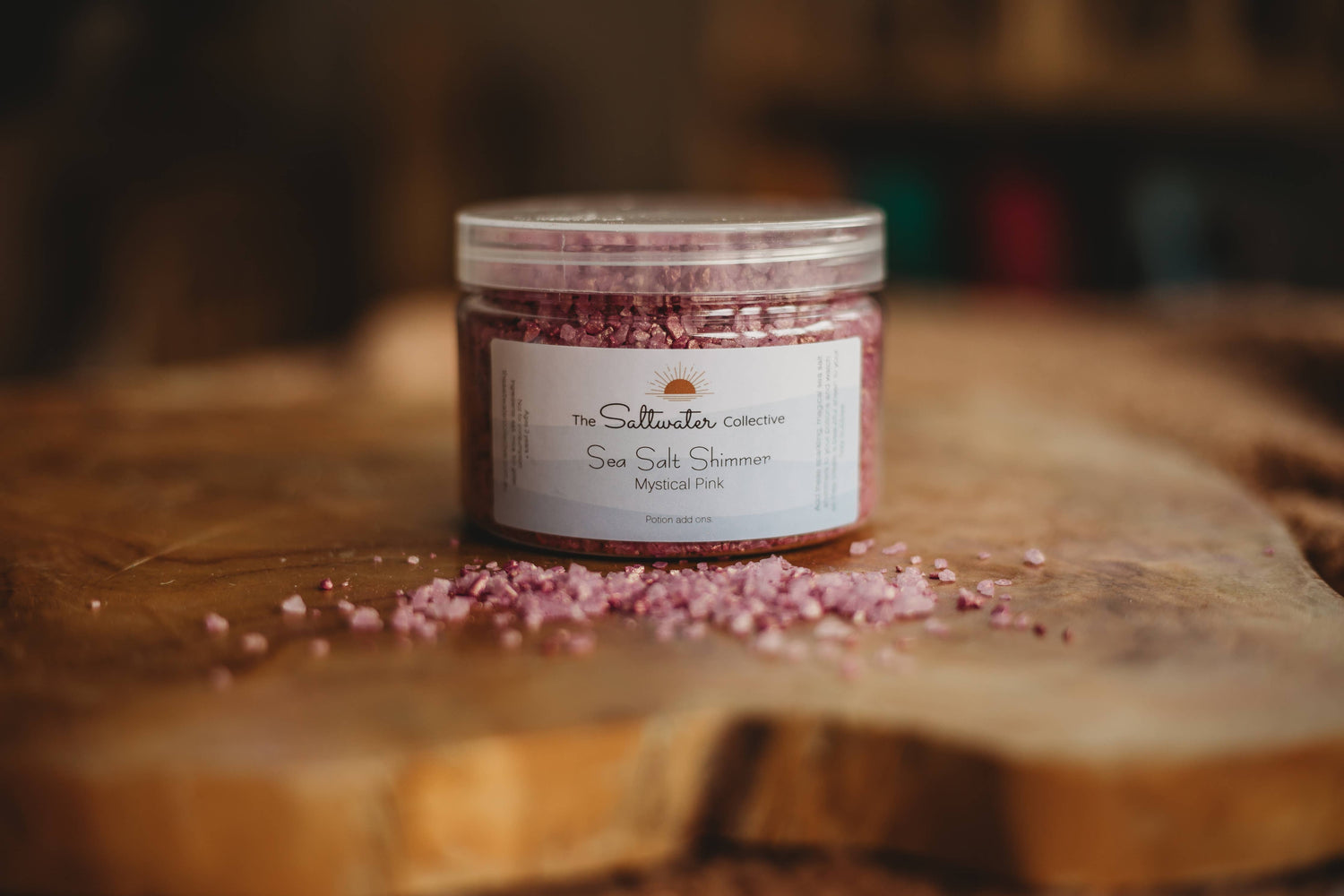 THE SALTWATER COLLECTIVE | MYSTICAL PINK - SEA SALT SHIMMERS 250G by THE SALTWATER COLLECTIVE - The Playful Collective