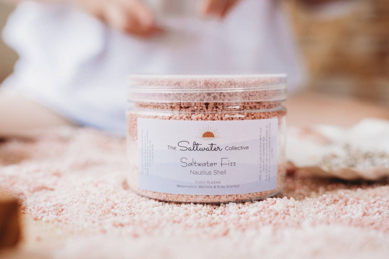 THE SALTWATER COLLECTIVE | NAUTILUS SHELL - SALTWATER FIZZ 250G by THE SALTWATER COLLECTIVE - The Playful Collective