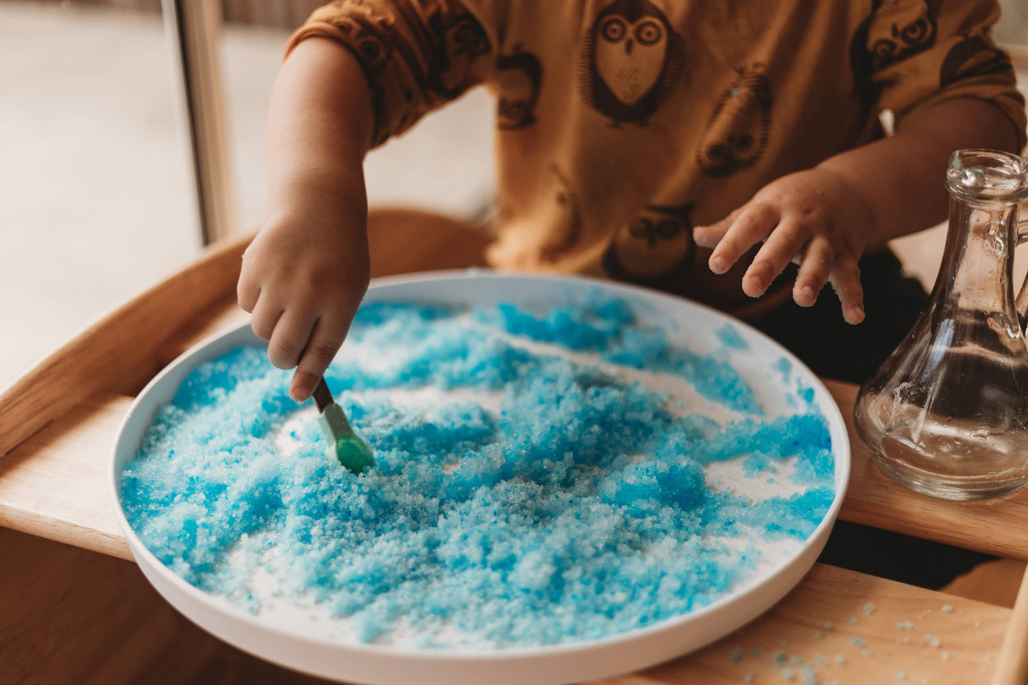 THE SALTWATER COLLECTIVE | OCEAN FLUFF - BLUE INSTANT SNOW by THE SALTWATER COLLECTIVE - The Playful Collective