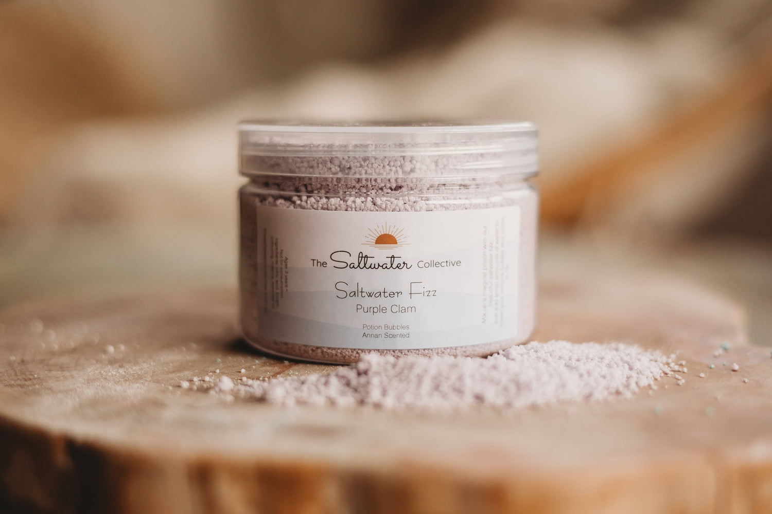 THE SALTWATER COLLECTIVE | PURPLE CLAM - SALTWATER FIZZ 250G by THE SALTWATER COLLECTIVE - The Playful Collective