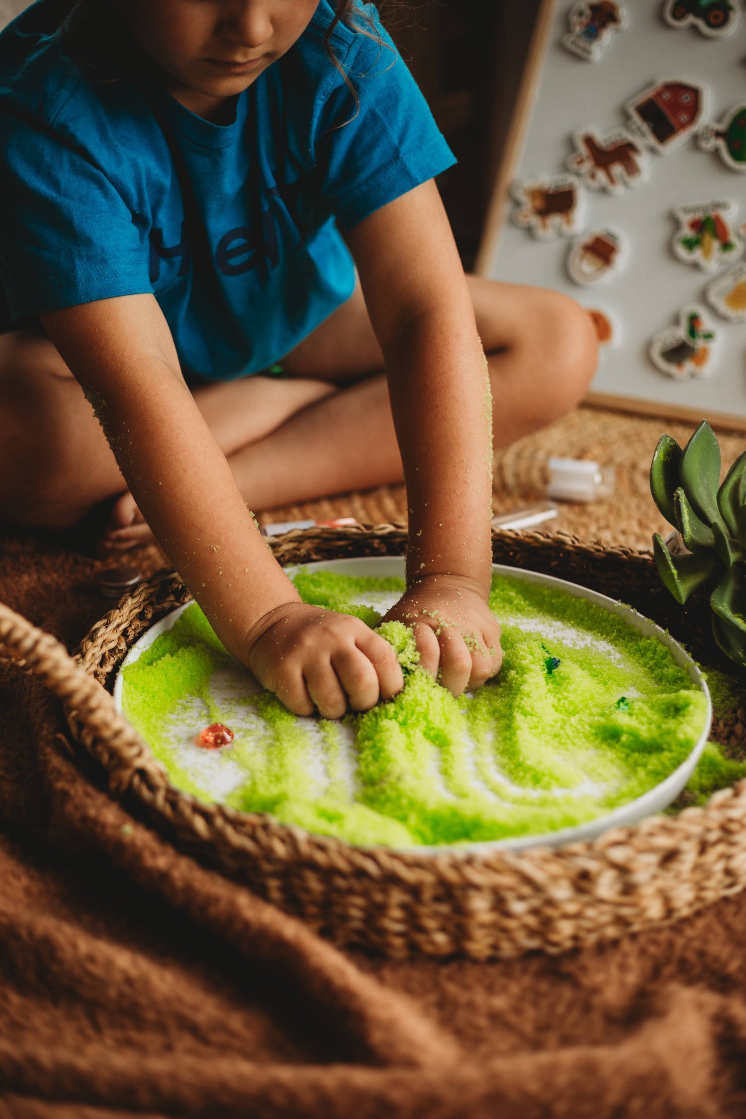 THE SALTWATER COLLECTIVE | SEA GRASS FLUFF - GREEN INSTANT SNOW by THE SALTWATER COLLECTIVE - The Playful Collective