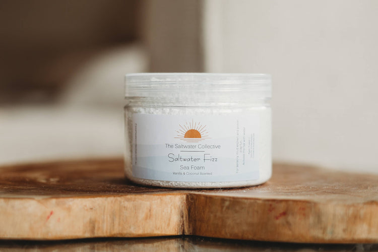 THE SALTWATER COLLECTIVE | SEAFOAM WHITE - SALTWATER FIZZ 250G by THE SALTWATER COLLECTIVE - The Playful Collective