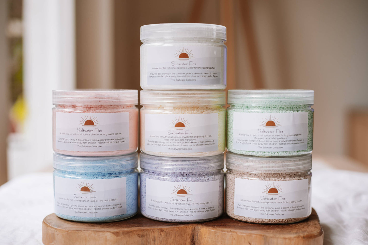 THE SALTWATER COLLECTIVE | SEAFOAM WHITE - SALTWATER FIZZ 250G by THE SALTWATER COLLECTIVE - The Playful Collective