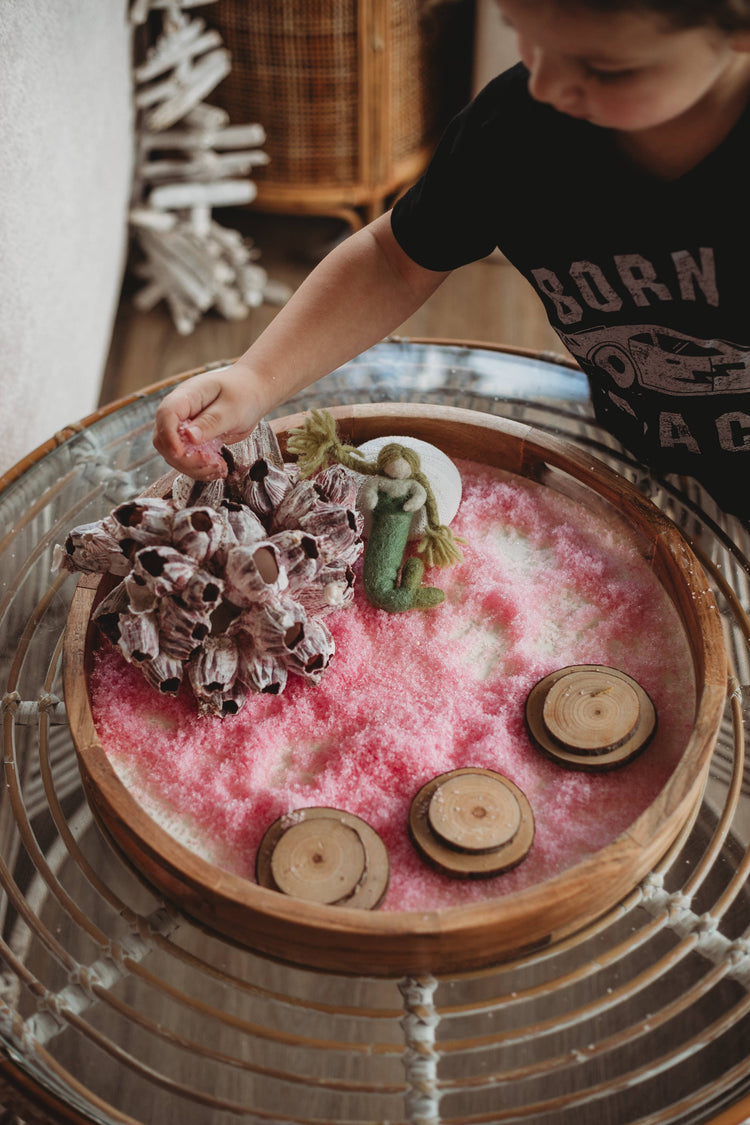 THE SALTWATER COLLECTIVE | SEASTAR FLUFF - PINK INSTANT SNOW by THE SALTWATER COLLECTIVE - The Playful Collective