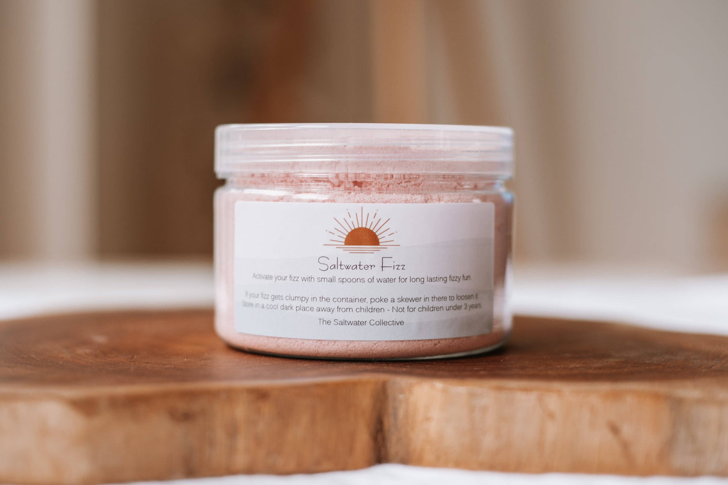 THE SALTWATER COLLECTIVE | SEASTAR PINK - SALTWATER FIZZ 250G by THE SALTWATER COLLECTIVE - The Playful Collective