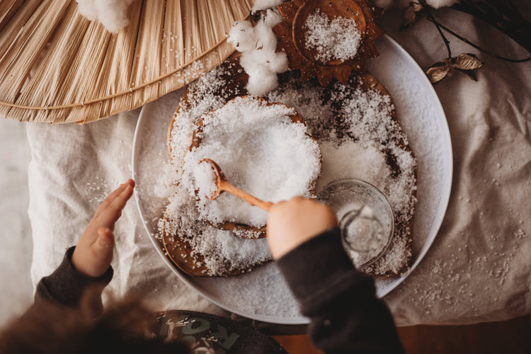 THE SALTWATER COLLECTIVE | SNOW FLUFF - WHITE INSTANT SNOW by THE SALTWATER COLLECTIVE - The Playful Collective