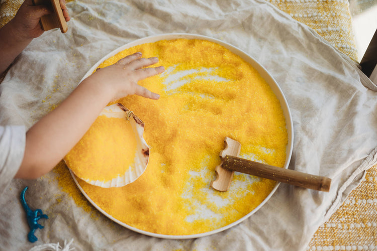 THE SALTWATER COLLECTIVE | SUNSHINE FLUFF - YELLOW INSTANT SNOW by THE SALTWATER COLLECTIVE - The Playful Collective