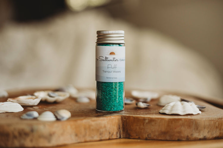 THE SALTWATER COLLECTIVE | TRANQUIL WATERS FLUFF - TURQUOISE INSTANT SNOW by THE SALTWATER COLLECTIVE - The Playful Collective