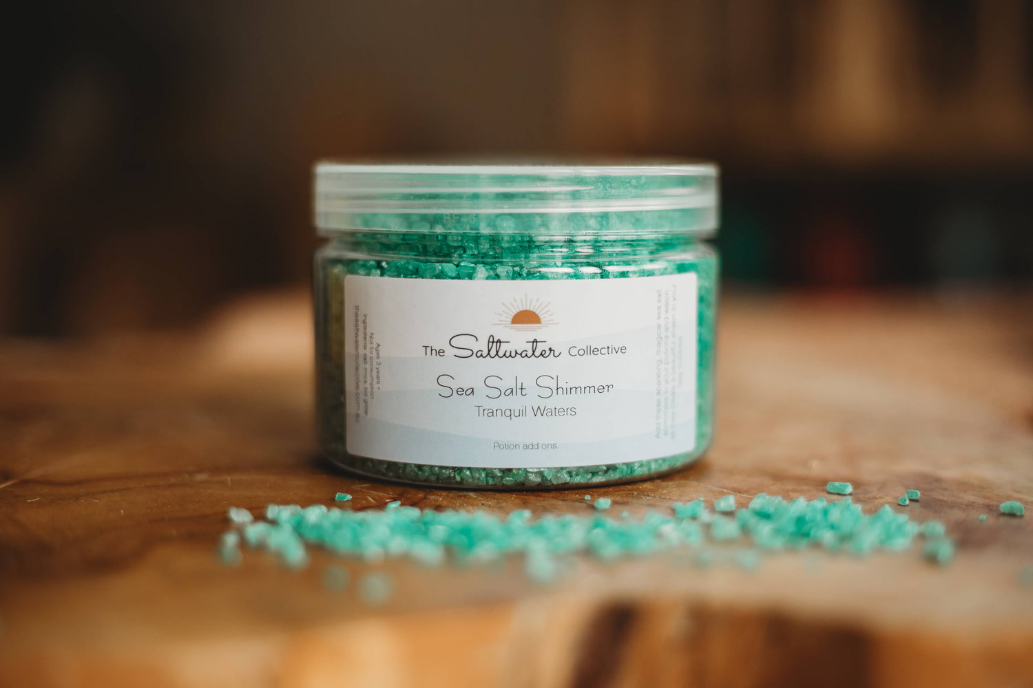 THE SALTWATER COLLECTIVE | TRANQUIL WATERS - SEA SALT SHIMMERS 250G by THE SALTWATER COLLECTIVE - The Playful Collective
