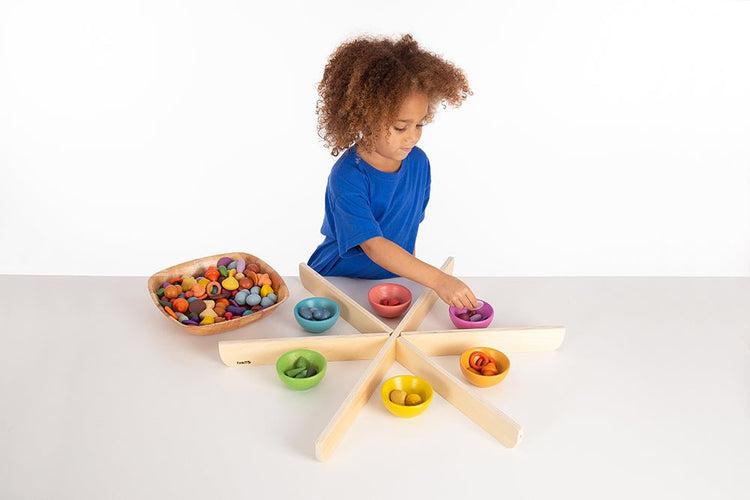 TICKIT | 6 WAY WOODEN DISCOVERY DIVIDER by TICKIT - The Playful Collective