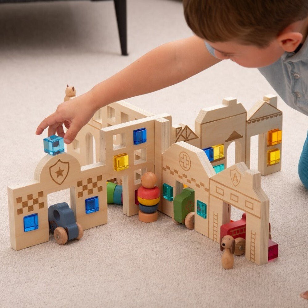 TICKIT | TOWN DISCOVERY DIVIDERS SMALL WORLD SET - 39PCS by TICKIT - The Playful Collective