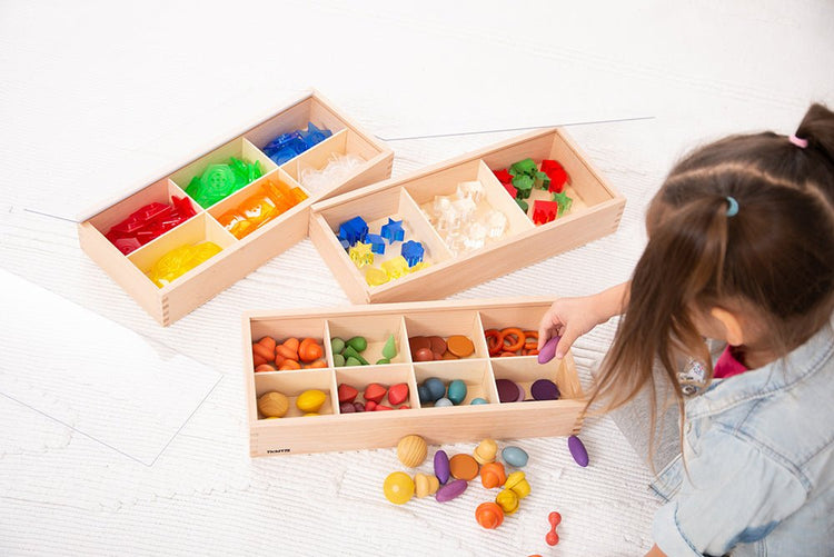 TICKIT | WOODEN DISCOVERY BOXES - 3PK by TICKIT - The Playful Collective