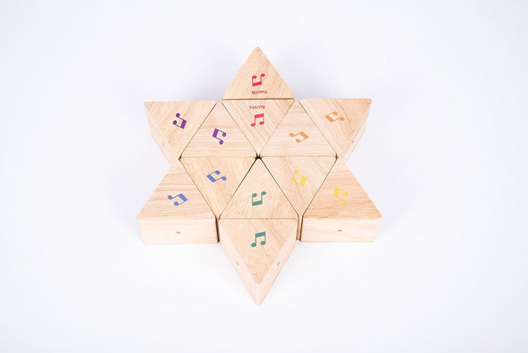 TICKIT | WOODEN SOUND PRISM SET - 12PK by TICKIT - The Playful Collective