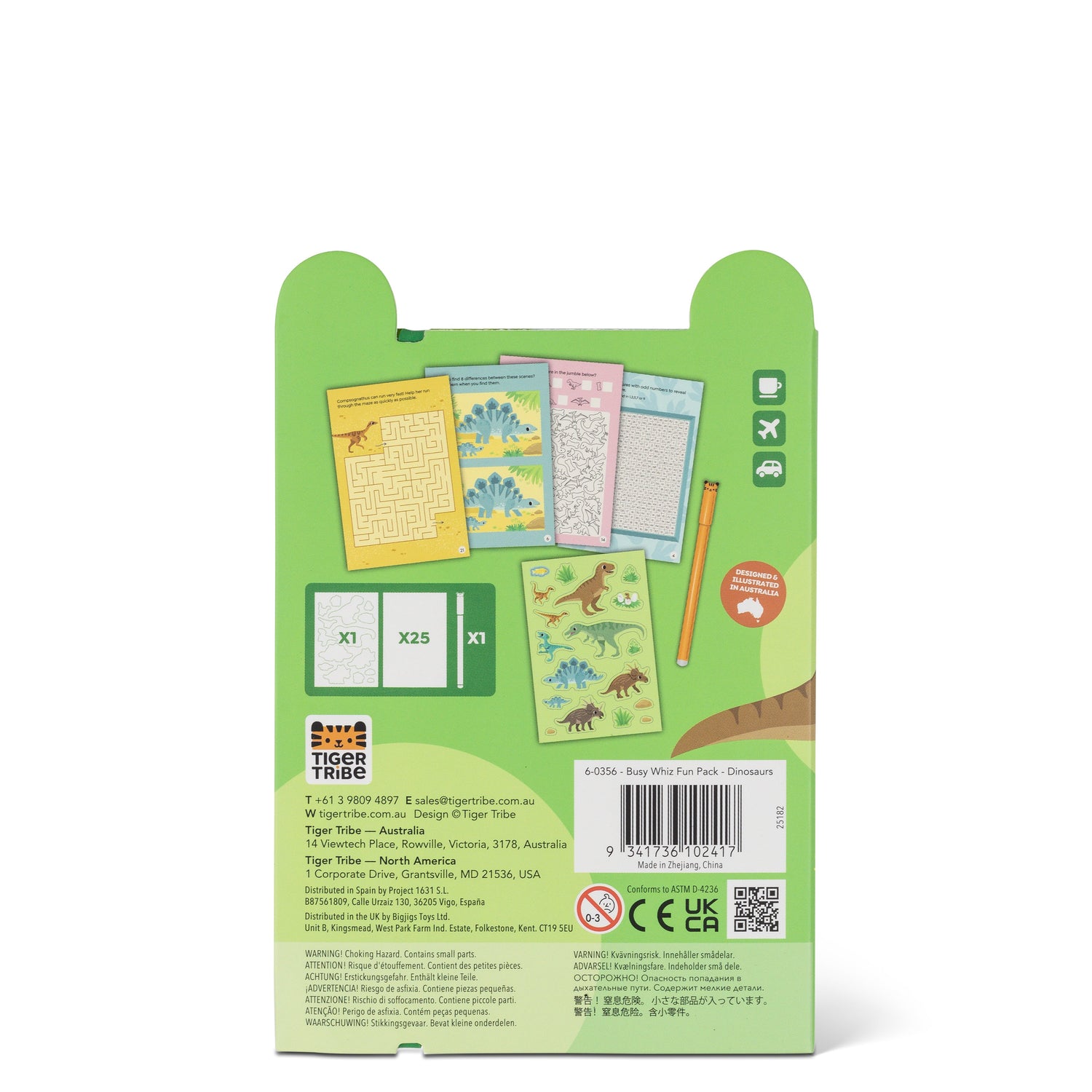 TIGER TRIBE | BUSY WHIZ FUN PACK - DINOSAURS by TIGER TRIBE - The Playful Collective