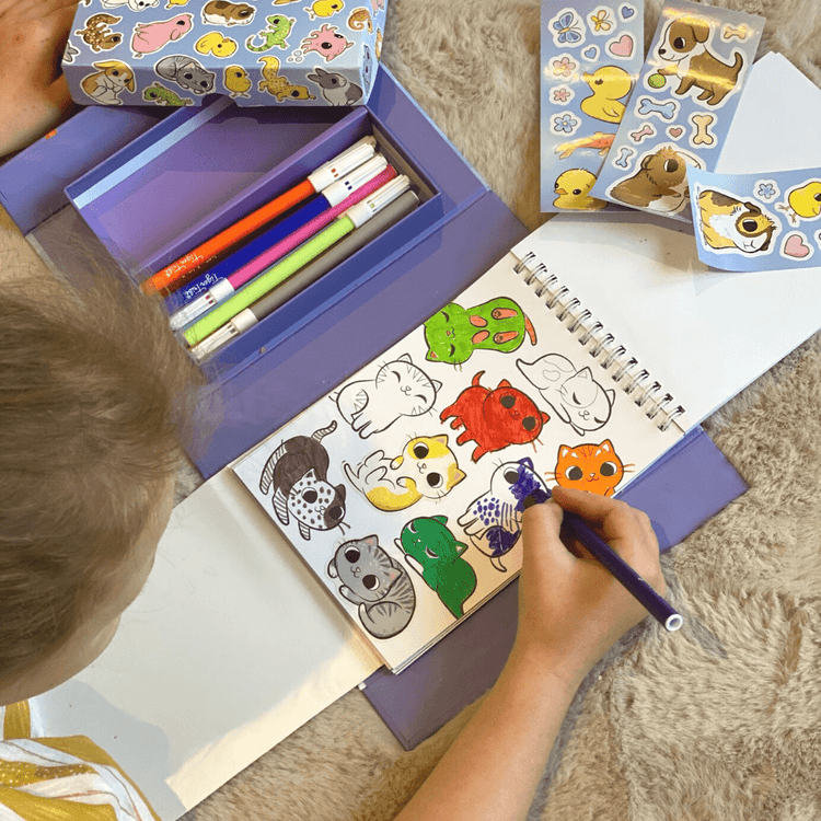 TIGER TRIBE | COLOURING SET - BABY ANIMALS by TIGER TRIBE - The Playful Collective