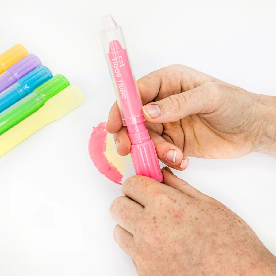 TIGER TRIBE | PASTEL SILK CRAYONS by TIGER TRIBE - The Playful Collective
