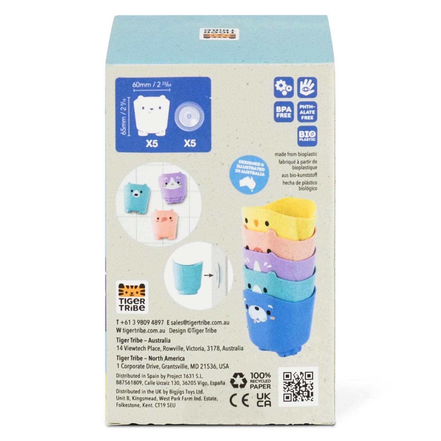 TIGER TRIBE | POUR & PLAY - ANIMAL CUPS by TIGER TRIBE - The Playful Collective