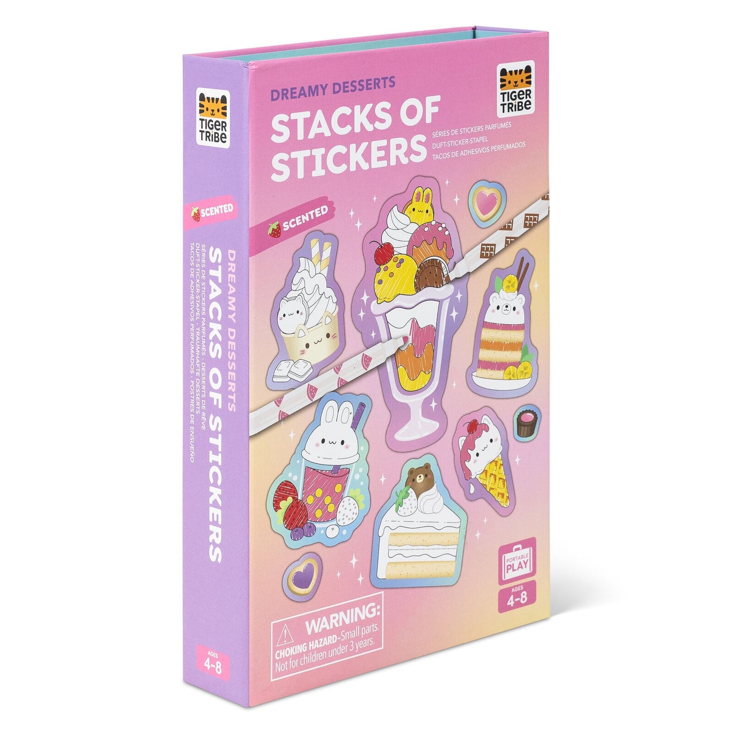 TIGER TRIBE | SCENTED STACKS OF STICKERS - DREAMY DESSERTS by TIGER TRIBE - The Playful Collective
