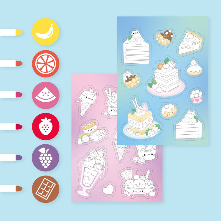 TIGER TRIBE | SCENTED STACKS OF STICKERS - DREAMY DESSERTS by TIGER TRIBE - The Playful Collective