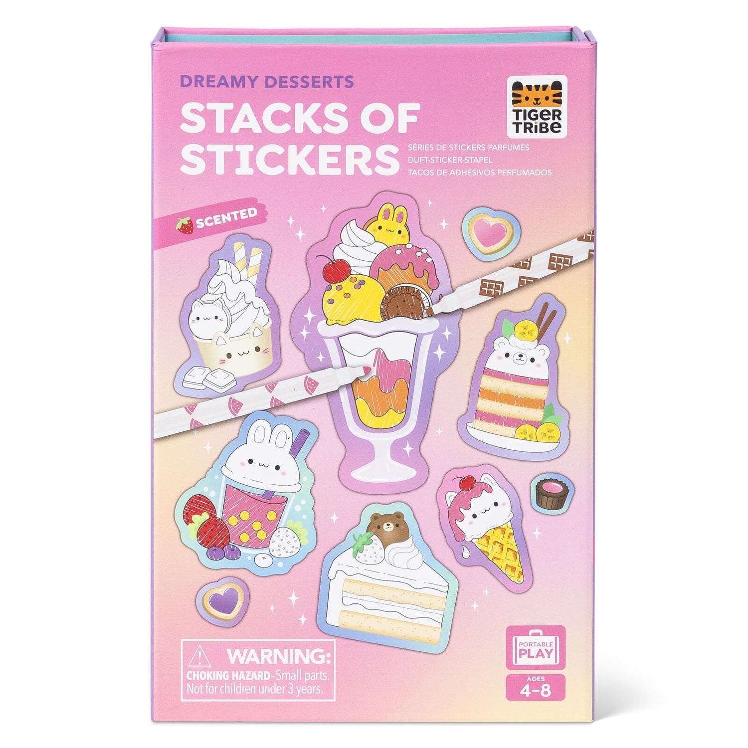 TIGER TRIBE | SCENTED STACKS OF STICKERS - DREAMY DESSERTS by TIGER TRIBE - The Playful Collective