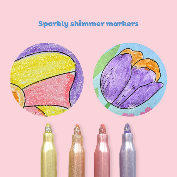TIGER TRIBE | SHIMMER COLOURING SET - LITTLE FAIRY LAND by TIGER TRIBE - The Playful Collective