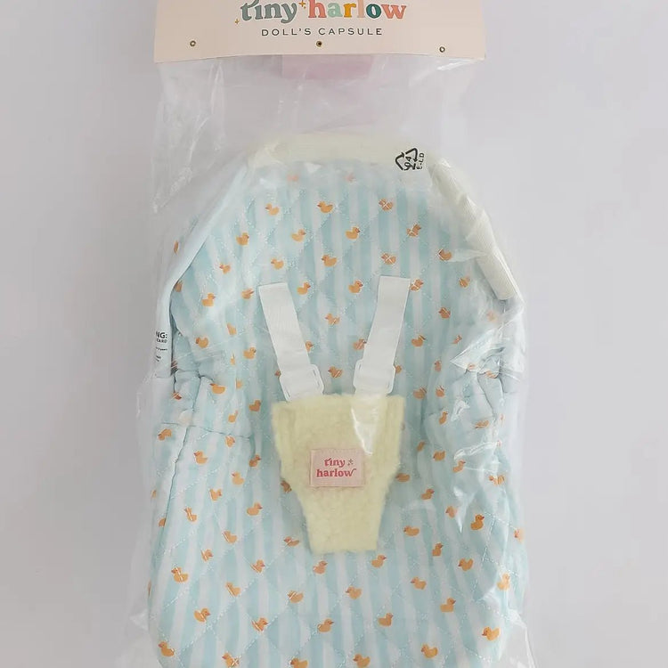 TINY HARLOW | DOLL CAR SEAT / CAPSULE - BLUE DUCKY by TINY HARLOW - The Playful Collective