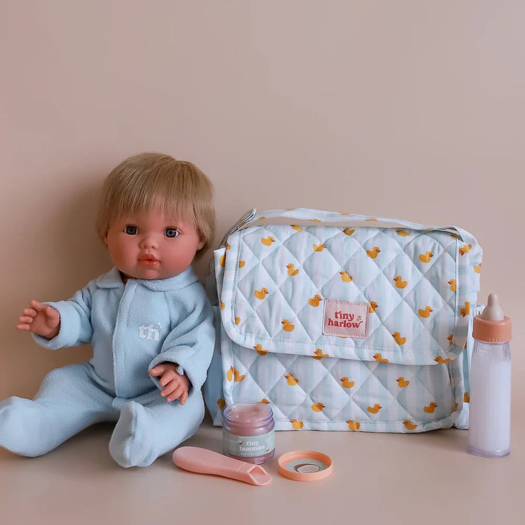 TINY HARLOW | TINY NURTURER'S GIFT PACK - NAPPY BAG, MAGIC MILK & BABY CEREAL - BLUE DUCKY by TINY HARLOW - The Playful Collective