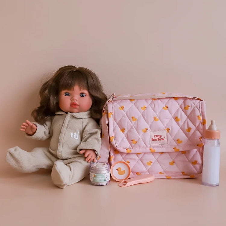 TINY HARLOW | TINY NURTURER'S GIFT PACK - NAPPY BAG, MAGIC MILK & BABY CEREAL - PINK DUCKY by TINY HARLOW - The Playful Collective