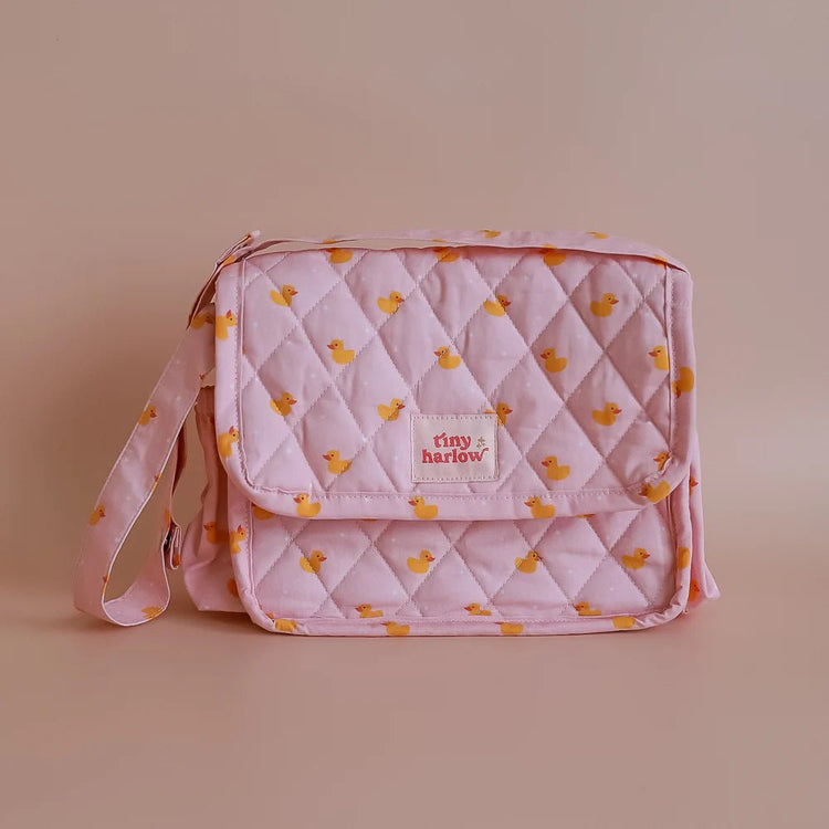 TINY HARLOW | TINY NURTURER'S GIFT PACK - NAPPY BAG, MAGIC MILK & BABY CEREAL - PINK DUCKY by TINY HARLOW - The Playful Collective