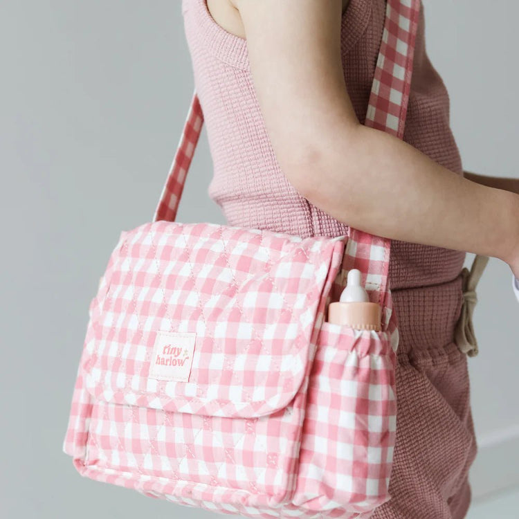TINY HARLOW | TINY NURTURER'S GIFT PACK - NAPPY BAG, MAGIC MILK & BABY CEREAL - PINK GINGHAM by TINY HARLOW - The Playful Collective