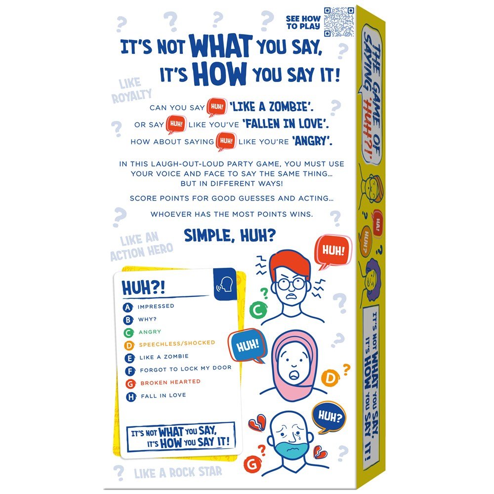 TOMY | GAME OF SAYING 'HUH?' *PRE-ORDER* by TOMY - The Playful Collective