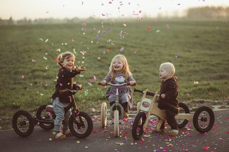TRYBIKE | STEEL 2-IN-1 TRICYCLE & BALANCE BIKE - BLACK WITH HANDLEBAR BAG *NEW - PRE-ORDER NOW!* by TRYBIKE - The Playful Collective