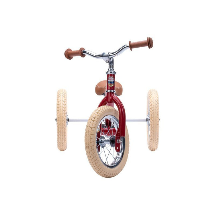 TRYBIKE | STEEL 2-IN-1 TRICYCLE & BALANCE BIKE - RED WITH HANDLEBAR BAG *NEW - PRE-ORDER NOW!* by TRYBIKE - The Playful Collective