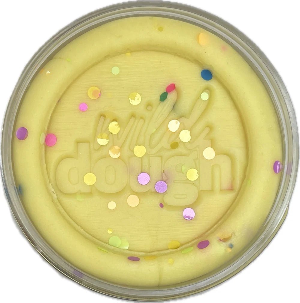 Sunshine Lollipop playdough with glitter.