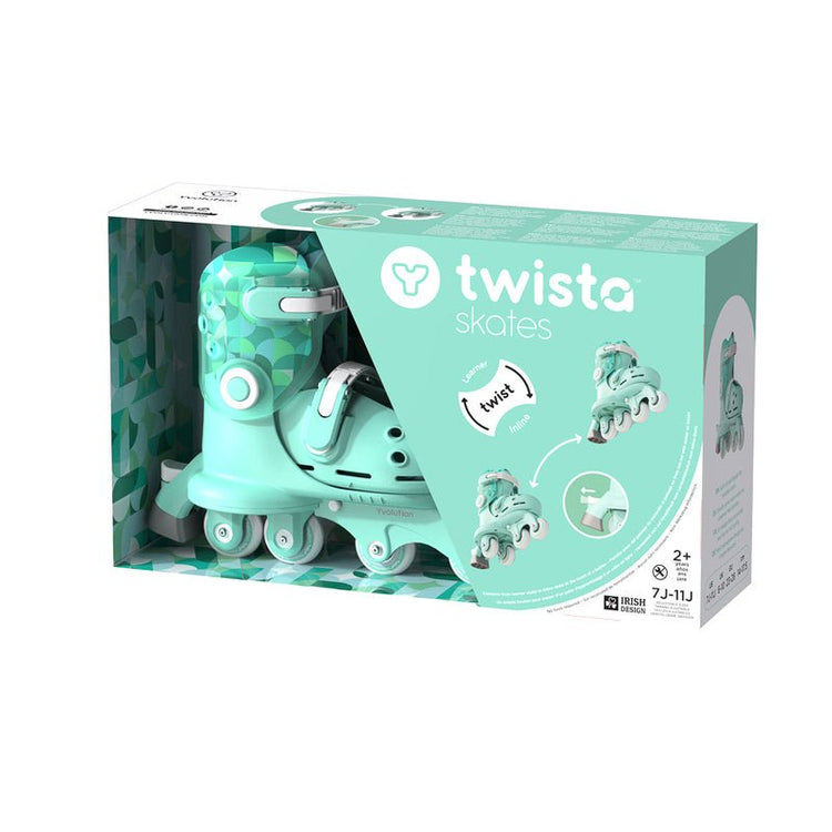YVOLUTION | KIDS TWISTA LEARNER SKATES (SIZE 7 - 11) - GREEN SKATES ONLY by YVOLUTION - The Playful Collective