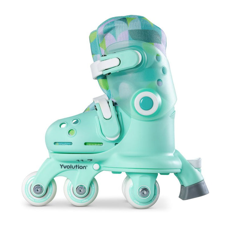 YVOLUTION | KIDS TWISTA LEARNER SKATES (SIZE 7 - 11) - GREEN SKATES ONLY by YVOLUTION - The Playful Collective