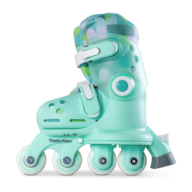 YVOLUTION | KIDS TWISTA LEARNER SKATES (SIZE 7 - 11) - GREEN SKATES ONLY by YVOLUTION - The Playful Collective