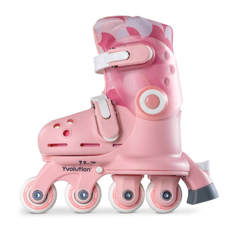 YVOLUTION | KIDS TWISTA LEARNER SKATES (SIZE 7 - 11) - PINK *PRE - ORDER* SKATES ONLY by YVOLUTION - The Playful Collective