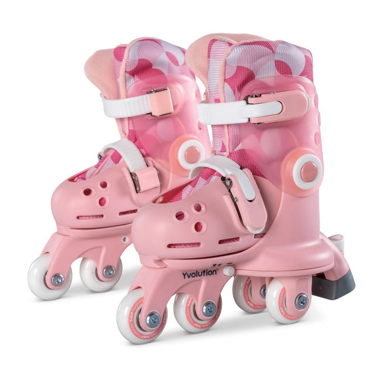 YVOLUTION | KIDS TWISTA LEARNER SKATES (SIZE 7 - 11) - PINK *PRE - ORDER* SKATES ONLY by YVOLUTION - The Playful Collective