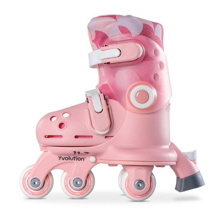 YVOLUTION | KIDS TWISTA LEARNER SKATES (SIZE 7 - 11) - PINK *PRE - ORDER* SKATES ONLY by YVOLUTION - The Playful Collective