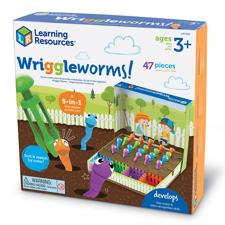 LEARNING RESOURCES | WRIGGLEWORMS! FINE MOTOR ACTIVITY SET