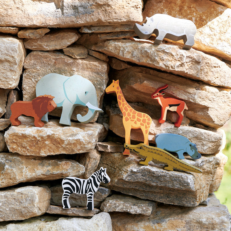 TENDER LEAF TOYS | SET OF 8 SAFARI ANIMALS